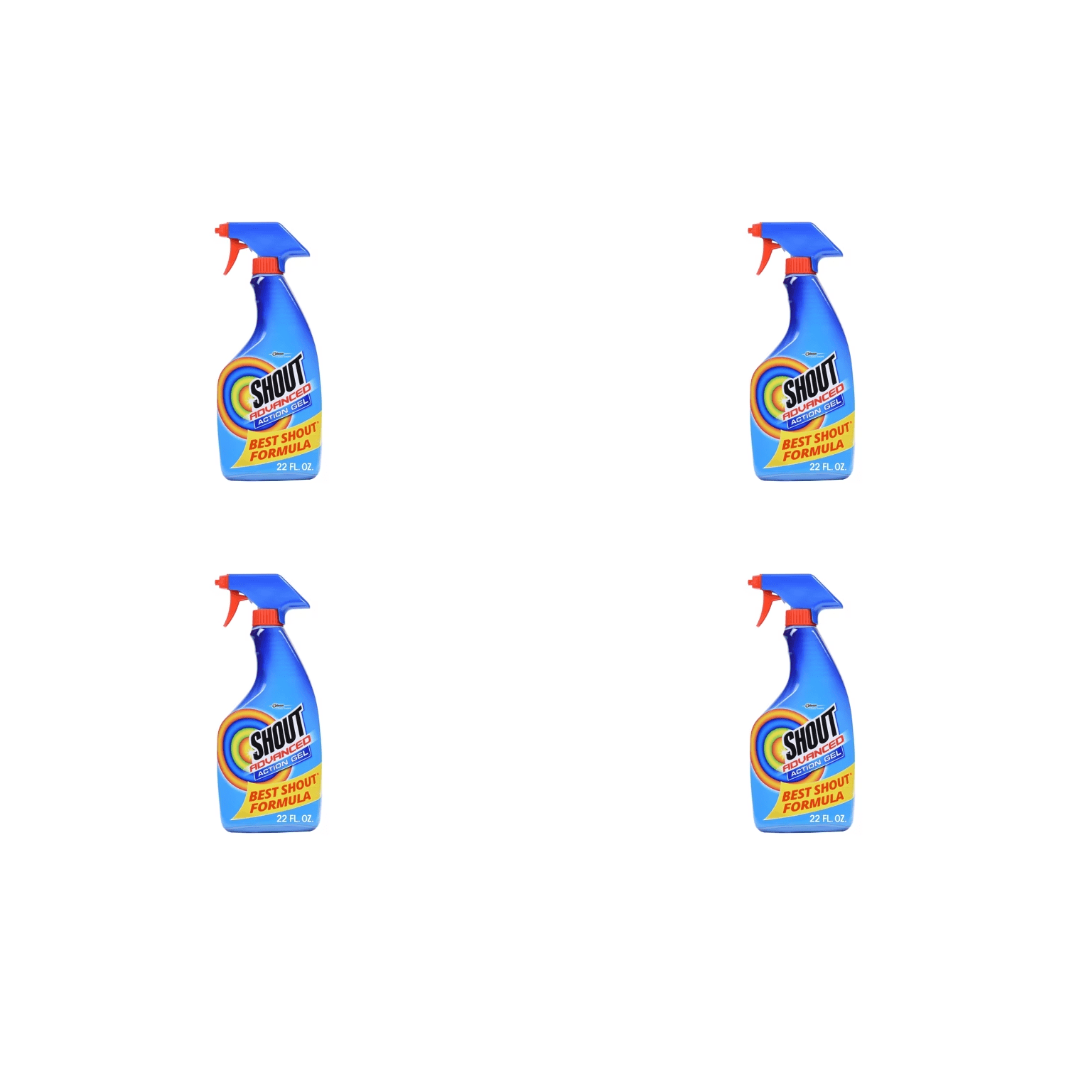 Shout Advanced Action Gel  4 Pack bottles  (22 fl oz  x 4 )