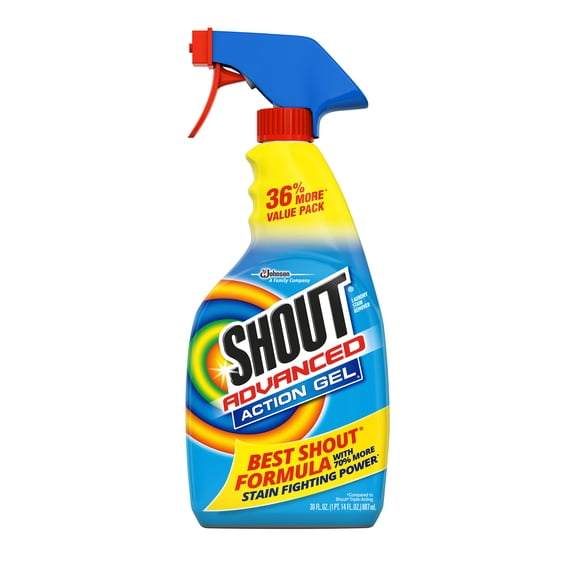 Shout Advanced Action Gel Laundry Stain Remover 30 Fluid Ounces