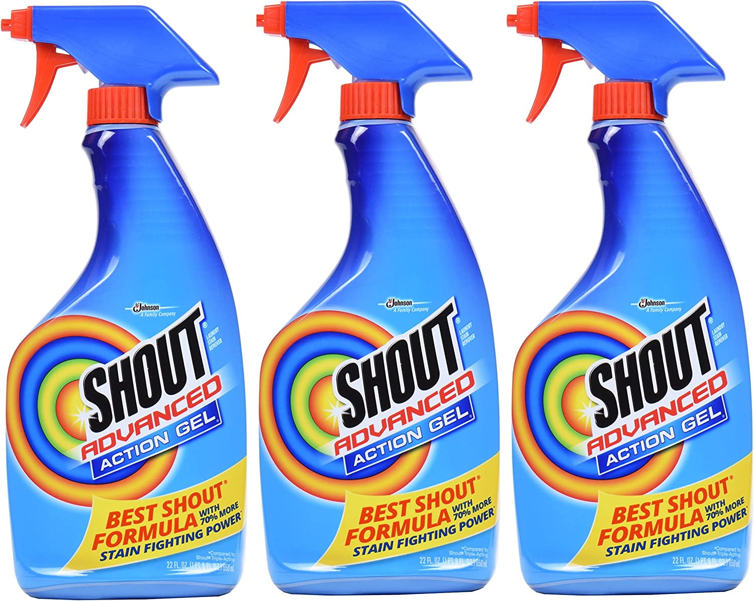Shout Advanced Spray and Wash Laundry Stain Remover Gel, Best Shout