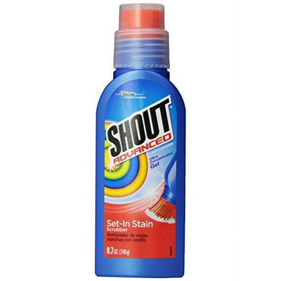 Shout Advanced Ultra Concentrated Stain Removing Gel, 8.7 Oz, (Pack of 4)