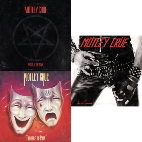 Shout At The Devil & Theatre Of Pain & Too Fast For Love [LP Vinyl Bundle]