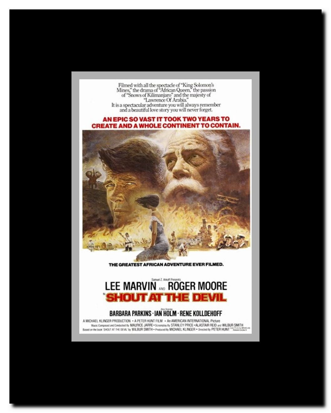Shout At the Sun Framed Movie Poster