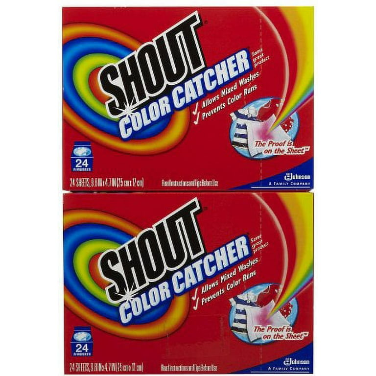 Shout Color Catcher Sheets Laundry