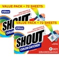 thumbnail image 1 of Shout Color Catchers for Laundry, Allow Mixed Washes, Prevents Color Runs and Maintains Original Clothing, 72 Count - Pack of 2 (144 Total Sheets), 1 of 2