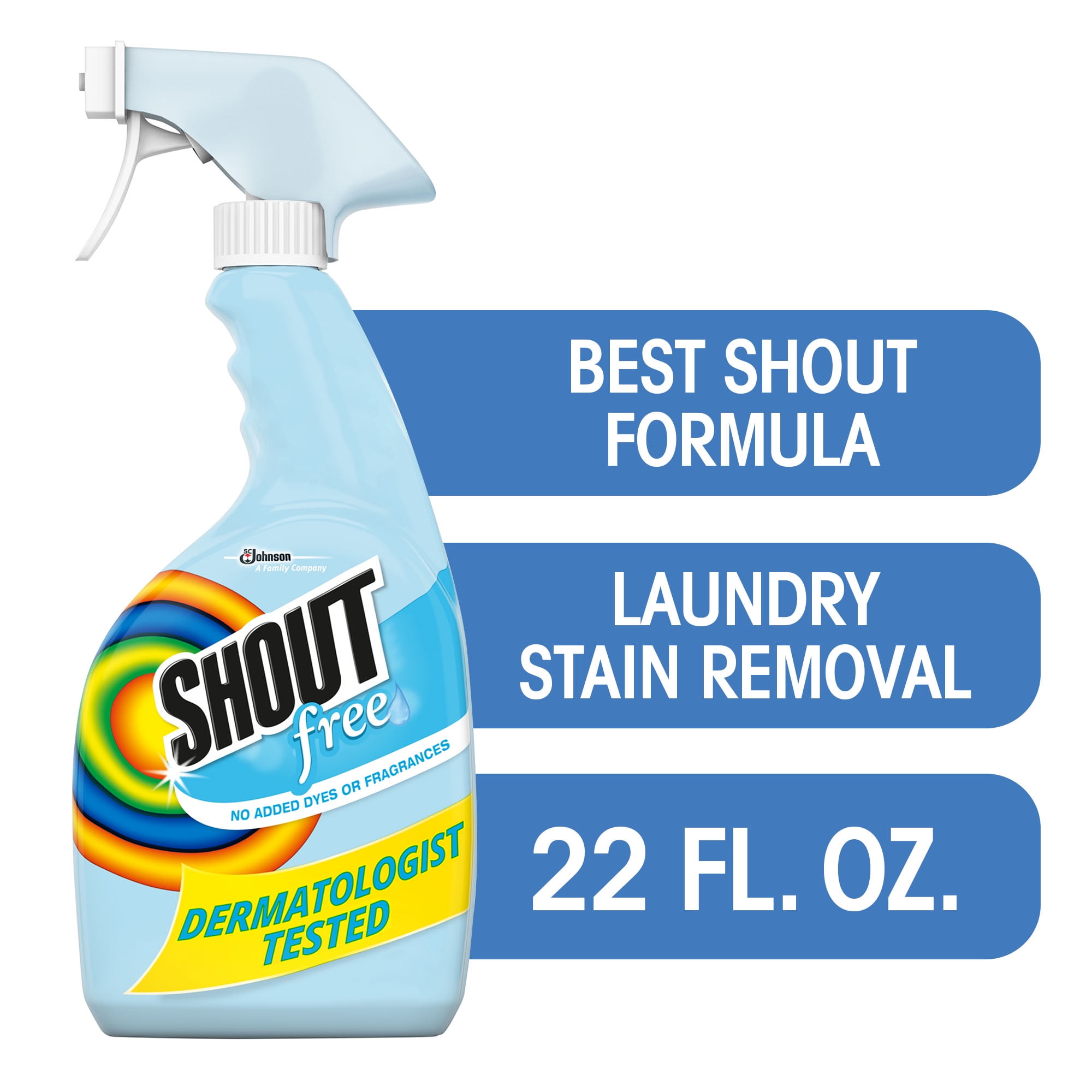 Shout Free, Laundry Stain Remover, 22 Ounce