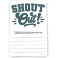 Shout Out Cards For Employees, Office Staff, and Students