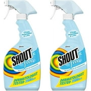 Shout Stain Remover Fragrance-Free Trigger, 22 Ounce 2 Pack