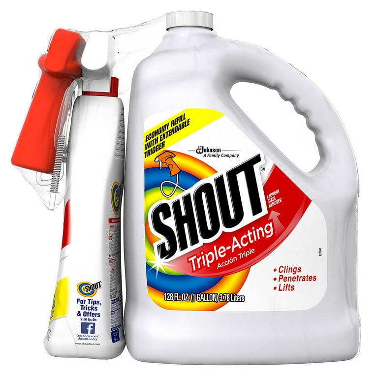 Shout 32 fl. oz. Trigger Fabric Stain Remover (6-Pack) 308680 - The Home  Depot