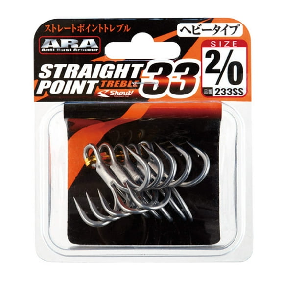 Shout! Straight Point Treble Hook 33 - 233SS