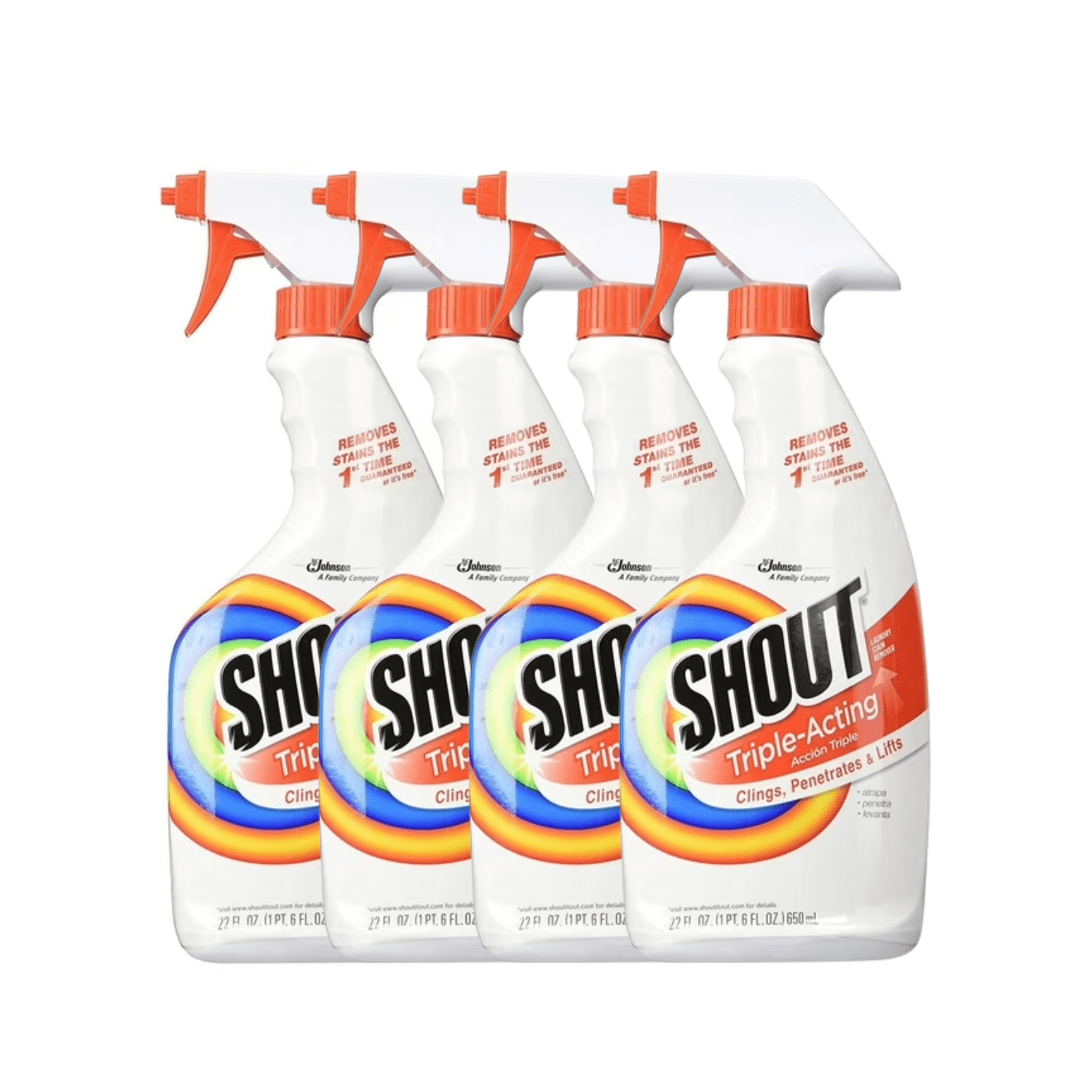 Shout Triple Acting (4 Pack) 88 oz