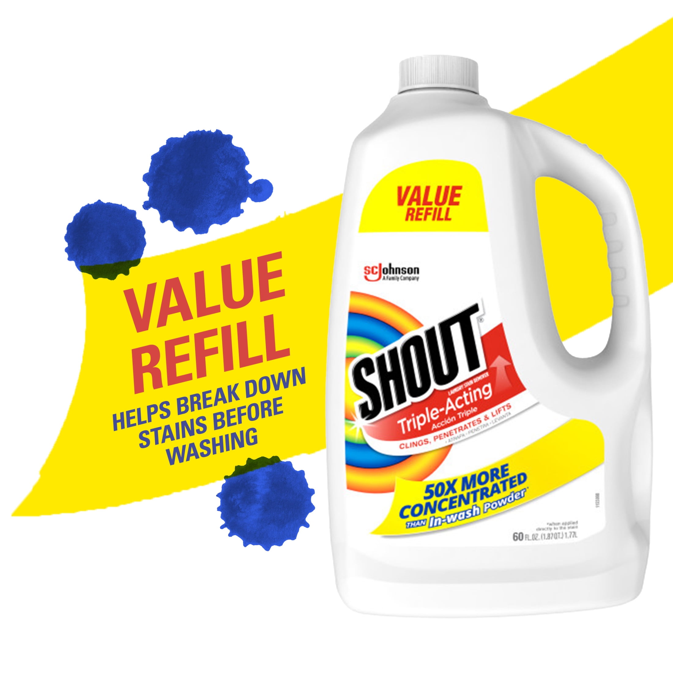 Shout Triple-Acting Laundry Stain Remover 60 Ounce Nigeria Ubuy
