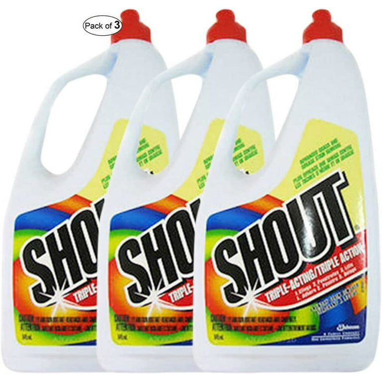 Shout Triple-Acting Refill Laundry Stain Remover (946ml) (Pack of 3) 