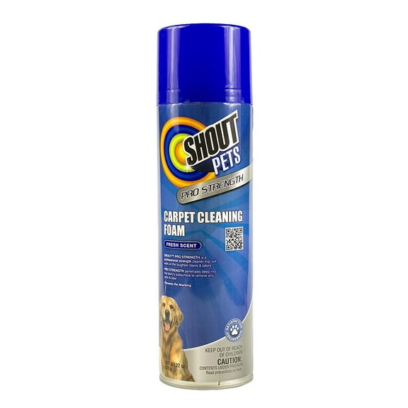 Shout for Pets Stains Pro Stain Lifting Foam, 22 oz