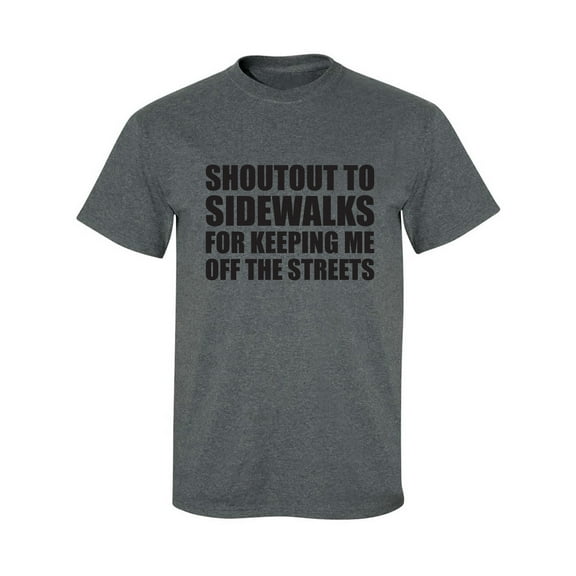 Shoutout To Sidewalks Adult Short Sleeve T-shirt
