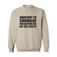 thumbnail image 1 of Shoutout To Sidewalks Crewneck Sweatshirt, 1 of 3