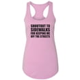 thumbnail image 1 of Shoutout To Sidewalks Racerback Tank, 1 of 3