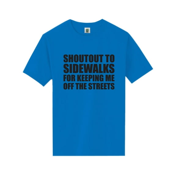 Shoutout To Sidewalks Short Sleeve Neon T-Shirt