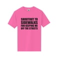 thumbnail image 1 of Shoutout To Sidewalks Short Sleeve Neon T-Shirt, 1 of 1