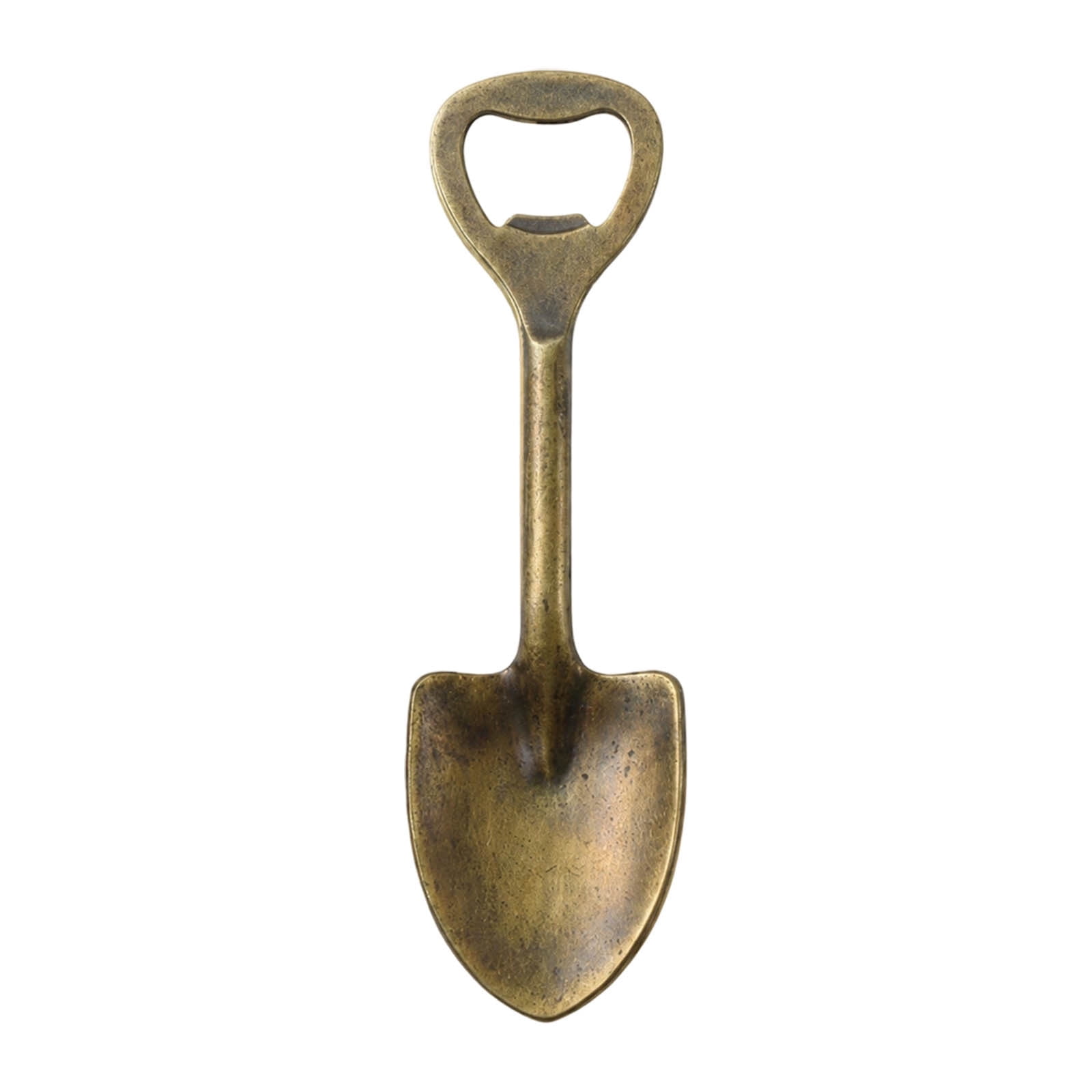 Shovel Shape Dessert Spoon with Bottle Opener, Stainless Steel 6 Inch ...