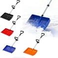 thumbnail image 1 of Shovels For Snow Removal And Detachable Plastic Windshield Ice Scraper Tool For Vehicle Winter Emergency Kit(Silver-Blue E-1pc), 1 of 6