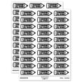 thumbnail image 1 of Show All Work Pencil School Teacher Sticker Set - White - Matte Finish - 1.75" Medium, 1 of 7
