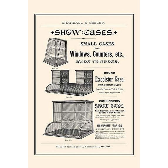 Show Cases Poster Print by unknown (18 x 24)