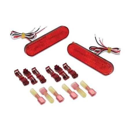 Show Chrome 16-119R 1 x 3.75 in. LED Light, Red