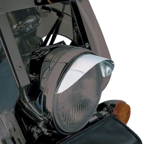 Show Chrome Universal 7" Headlight Visor (53-429)