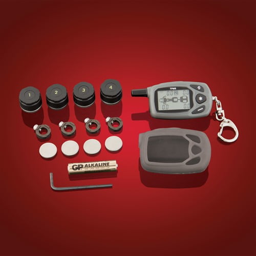Show Chrome Accessories (13-317A) Motorcycle Plus Trailer TPMS Kit