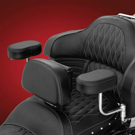 Show Chrome Accessories 30-202 Indian Motorcycle Black Armrest Kit