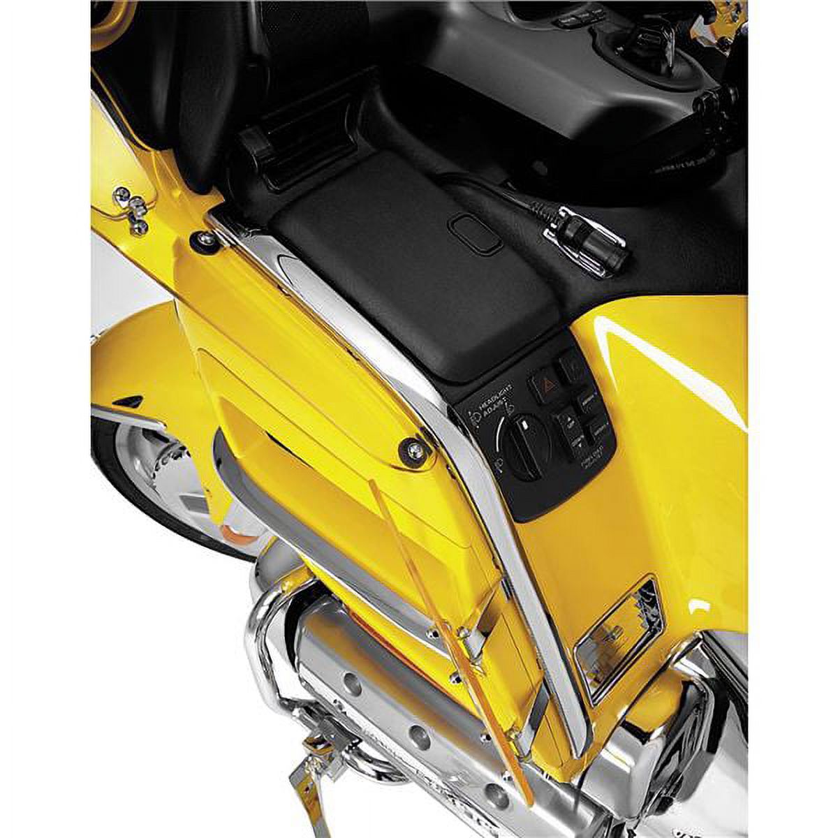 Show Chrome Belüftungsöffnung Für Honda GL1800 (2001–2005) – Oben, Wird Paarweise Geliefert