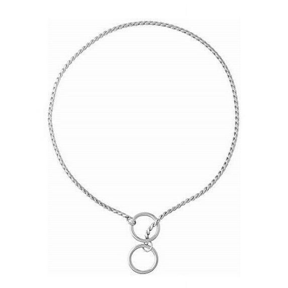 Show Dog Collars Chrome Snake Chains Classy Lightweight Accessory Choose Size (Extra Fine - 18 inch)