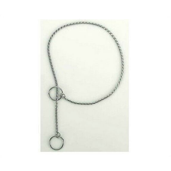 Show Dog Collars Chrome Snake Chains Classy Lightweight Accessory Choose Size (Medium - 22 inch)