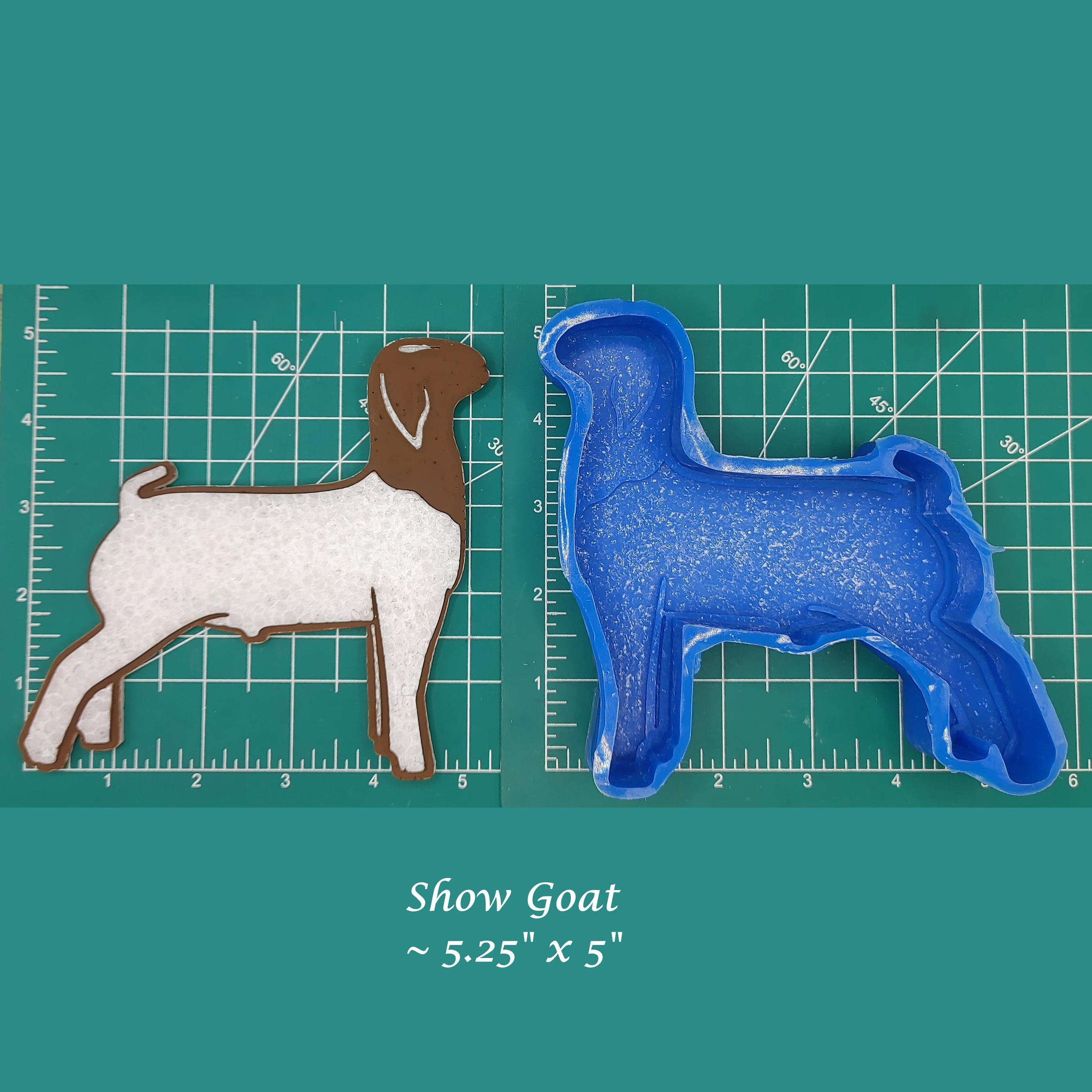 Show Goat Silicone Freshie Mold - medium