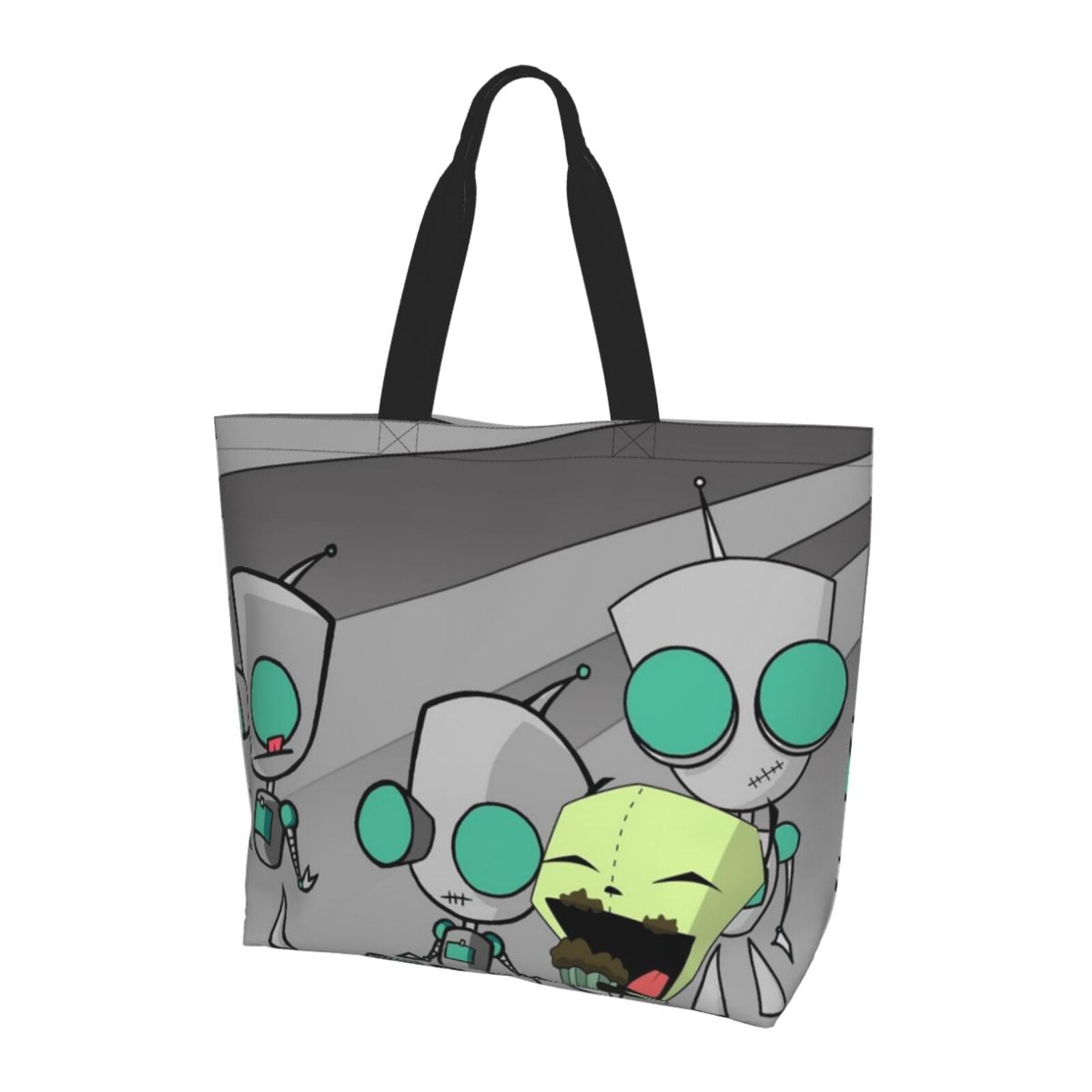 Show Invader Zim Gir Tote Bags Reusable Women Shoulder Bag Grocery Bag ...