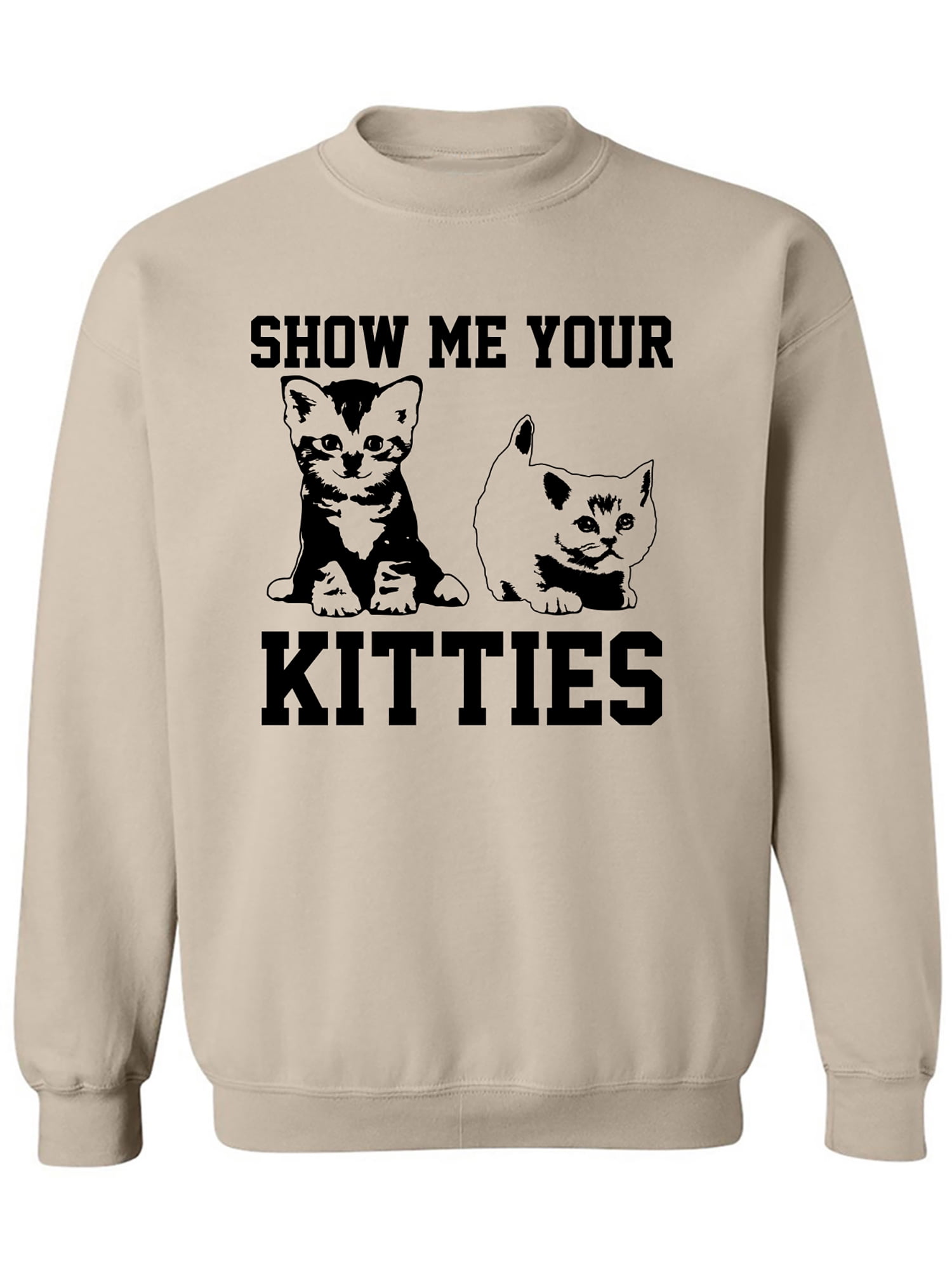 Cartoon Cat Print Sweatshirt