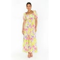 thumbnail image 1 of Show Me Your Mumu Women's Smitten Midi Dress, Blooming Tulips, Small, 1 of 3