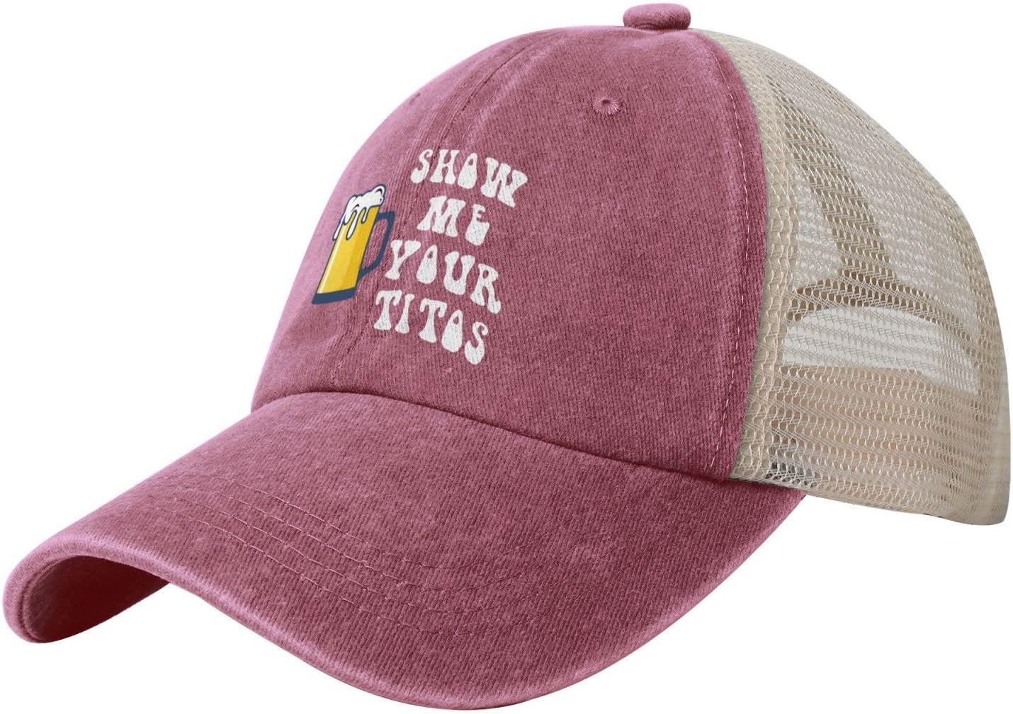Show Me Your Tito Cowboy Mesh Baseball Cap Cotton Sun Hat