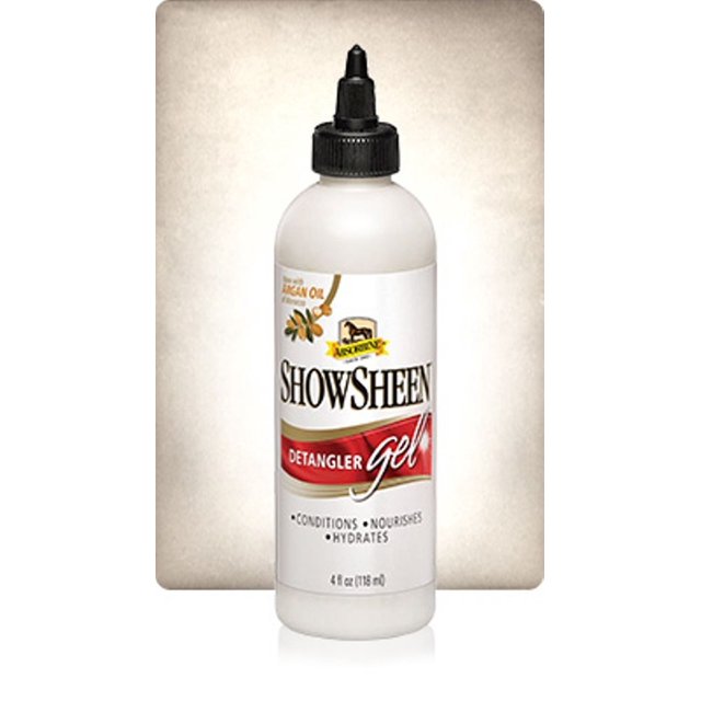 Show Sheen Detangler Gel Equine Horse Hair Tail Detangler and