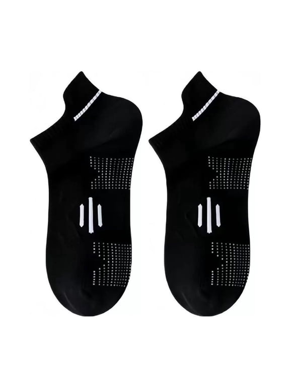 No Show Socks Men Thin Athletic Breathable Mesh Ankle Socks Reflective Strip Design Moisture Socks Wicking Sweat Absorbent Elastic Socks Low Cut Sports Short Socks Non Slip Running Fitness Socks