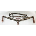 thumbnail image 1 of Show Tack Bridle Western Leather Rodeo Headstall Breast Collar 8529, 1 of 2