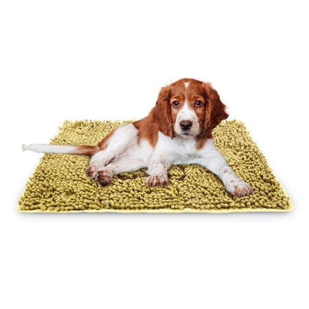 Show & Tail The Ulti-mat – Soft All Purpose pet and Home mat, Non-Skid Bottom and Machine Washable - Beige, Medium