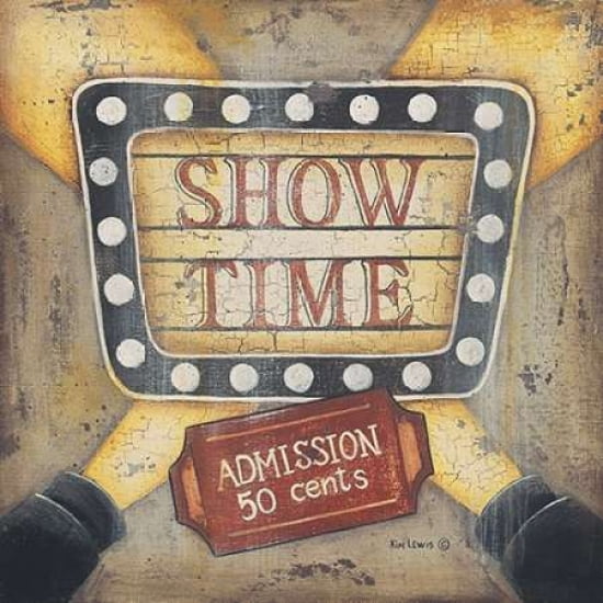 Show Time Canvas Art - Kim Lewis (24 x 24)