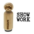 thumbnail image 1 of Show Work Teacher School Fun Text Rubber Stamp for Scrapbooking Crafting Stamping - Small 3/4 Inch, 1 of 7