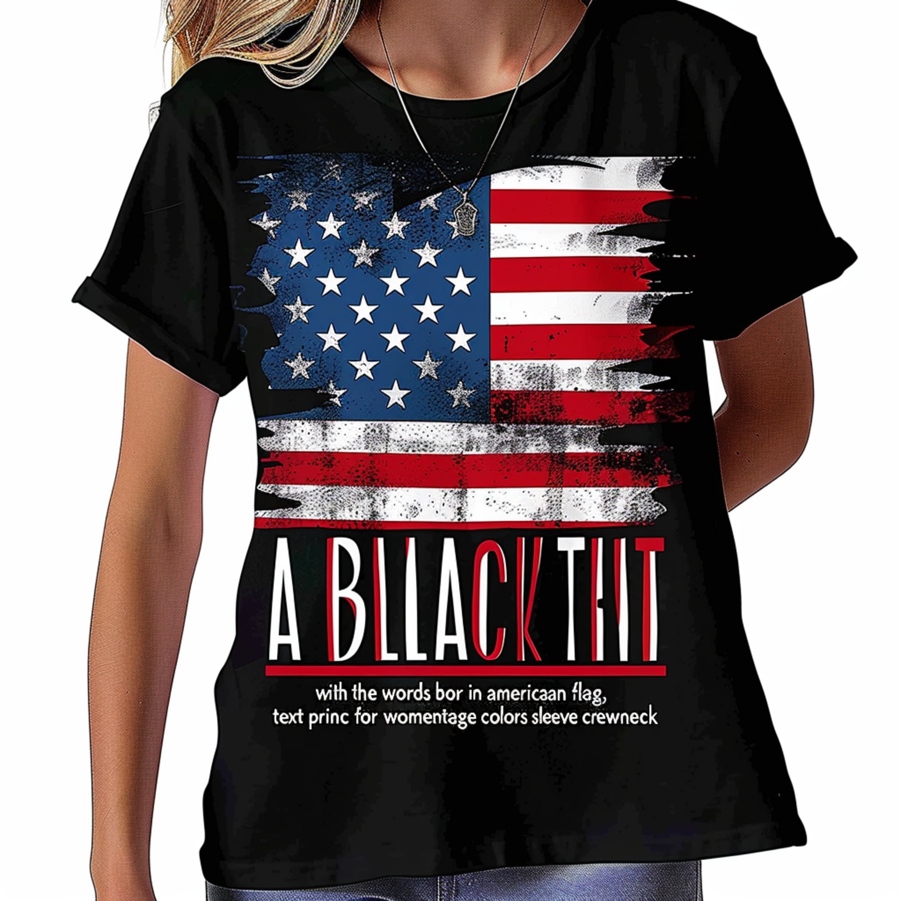 Show Your American Pride with Our Exclusive 'Born in America' Black