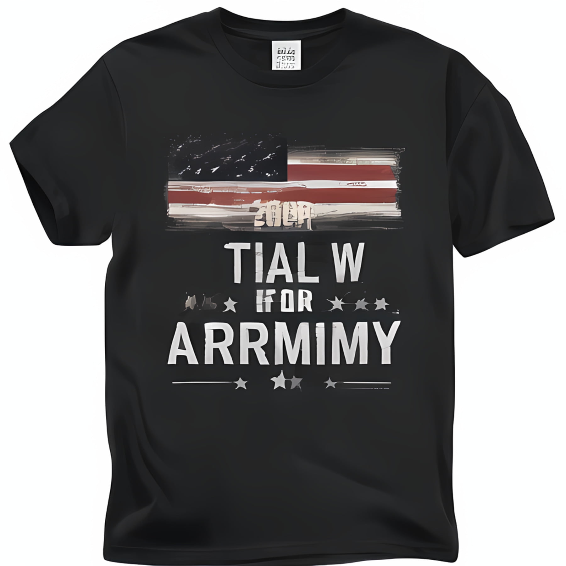 Show Your Patriotism in Style with 2038 American Flag Black T-Shirt