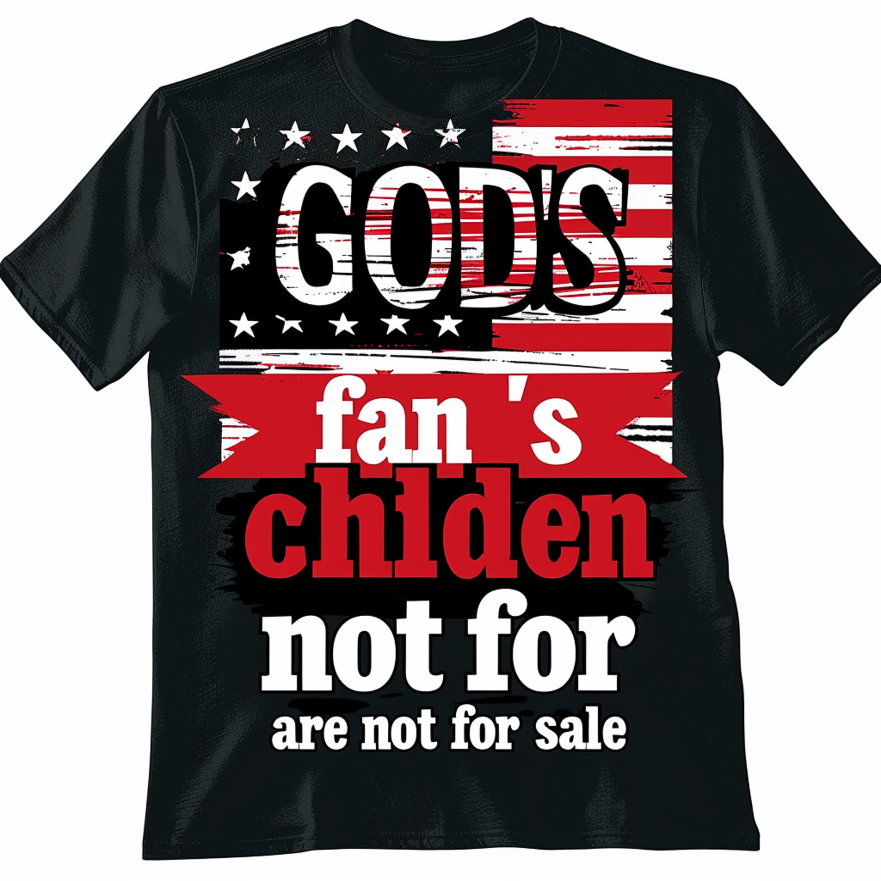 Show Your Patriotism with Our Exclusive 'GOD'S Fan Children Are Not