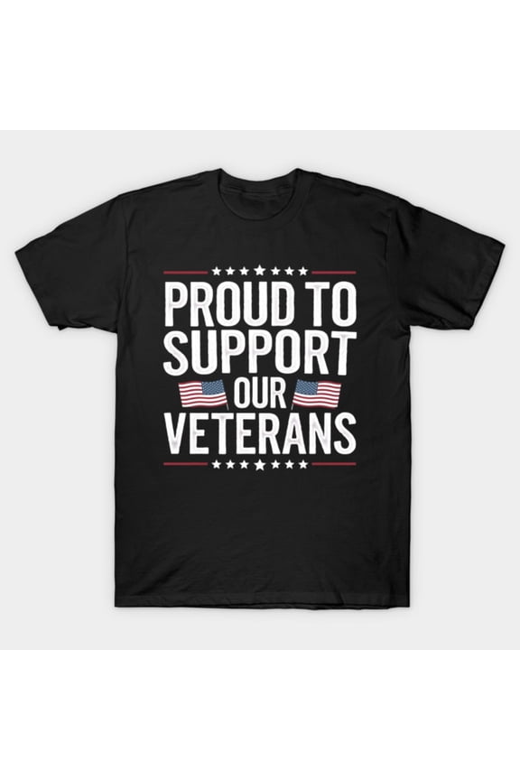 Show Your Pride and Unwavering Support For Our Nation's Brave Veterans G138 Unisex T-Shirt, Up to Size 5XL