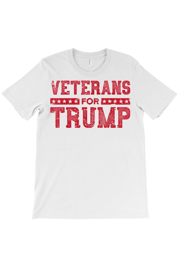 Show Your Support For Veterans For Trump, Patriotic Political Military G216 Unisex T-Shirt, Up to Size 5XL