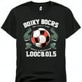 Show Your Team Spirit with Boiky Bocers Soccer TShirt Iconic Logo